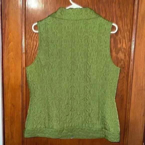 Christopher & Banks Quilted Green Woman Vest X5 - Picture 2 of 10